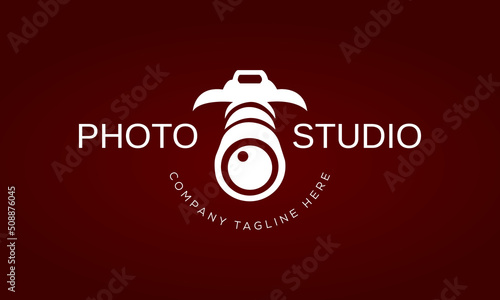 Camera photography logo icon vector template