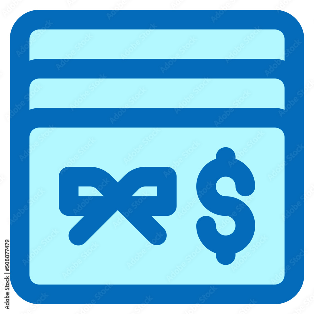 Obraz premium member card icon illustration