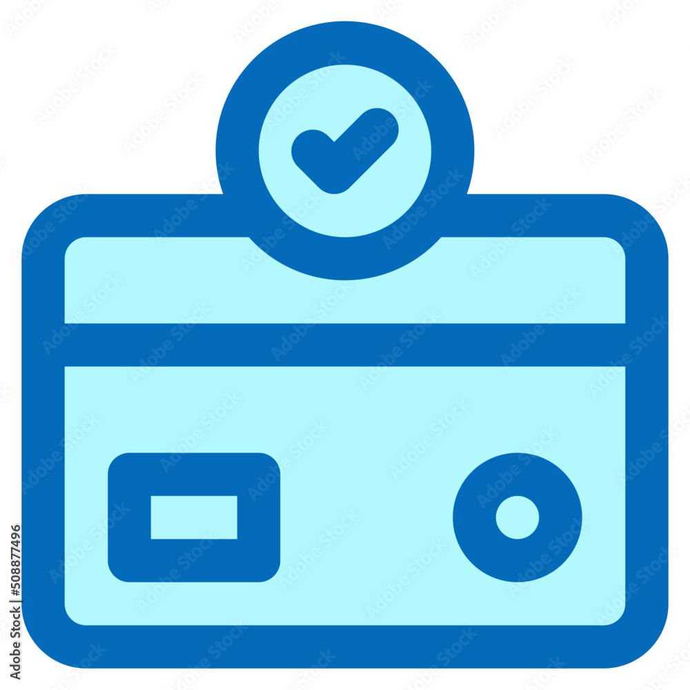 card check icon illustration card check icon illustration