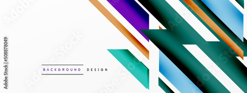 Dynamic lines background. Wallpaper for concept of AI technology, blockchain, communication, 5G, science, business and technology