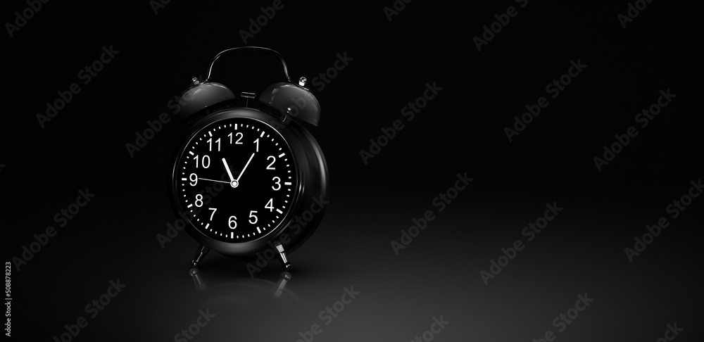 Black Alarm Clock Black Alarm Clock