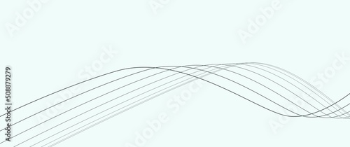 Abstract curvy wavy lines on a white background, perfect for background, backdrop, promotion background, dummy background, presentation template, product mockup background.