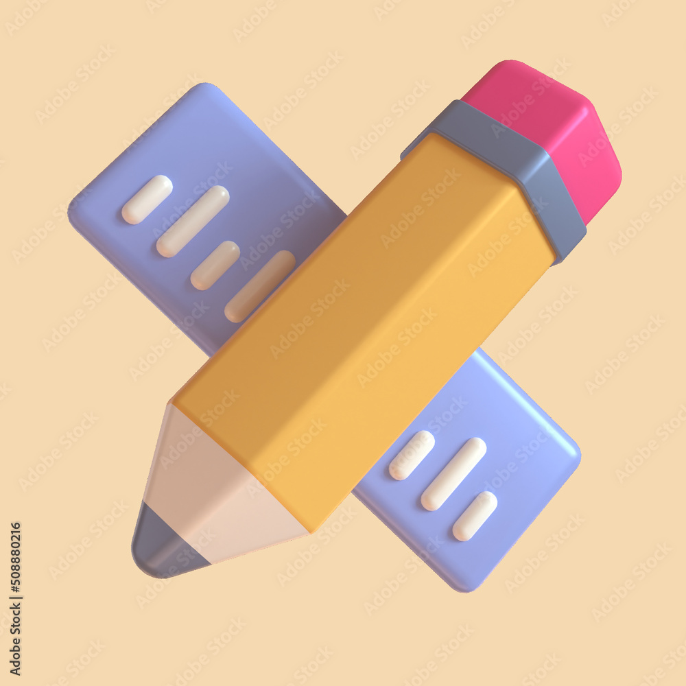 Tool in 3D render for Graphic Asset Web Presentation or Other Tool in 3D render for Graphic Asset Web Presentation or Other