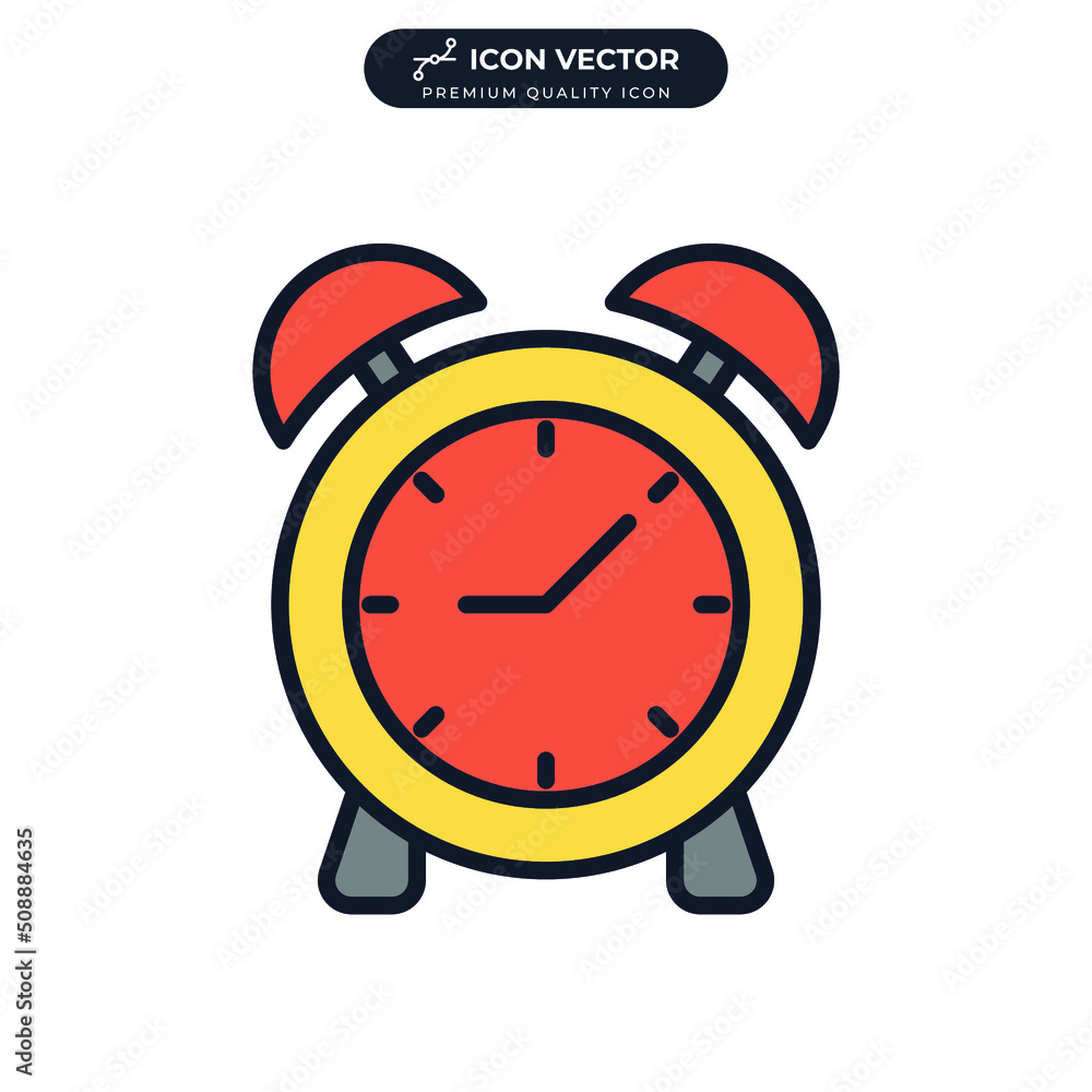 alarm clock icon symbol template for graphic and web design collection logo vector illustration alarm clock icon symbol template for graphic and web design collection logo vector illustration