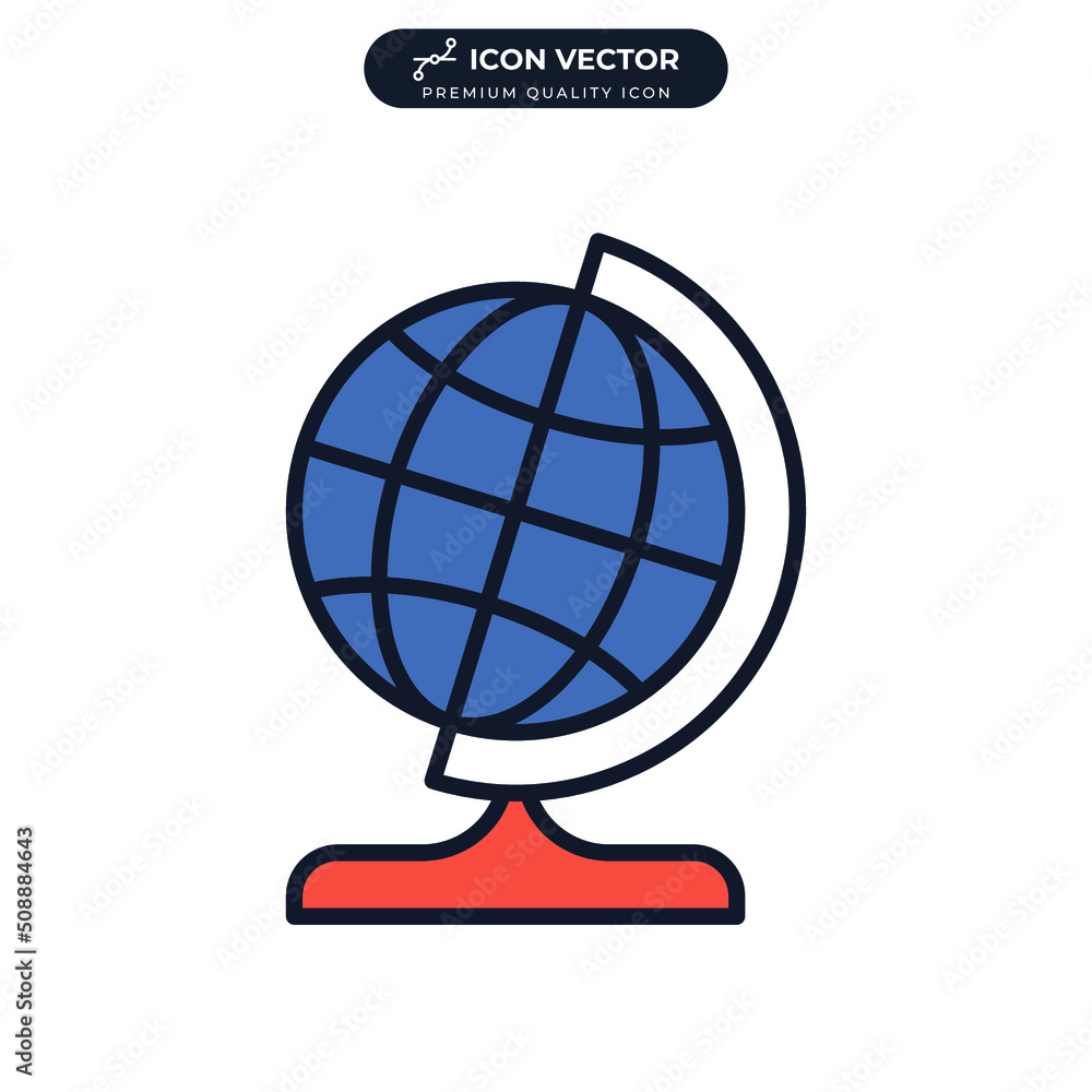 globe icon symbol template for graphic and web design collection logo vector illustration globe icon symbol template for graphic and web design collection logo vector illustration