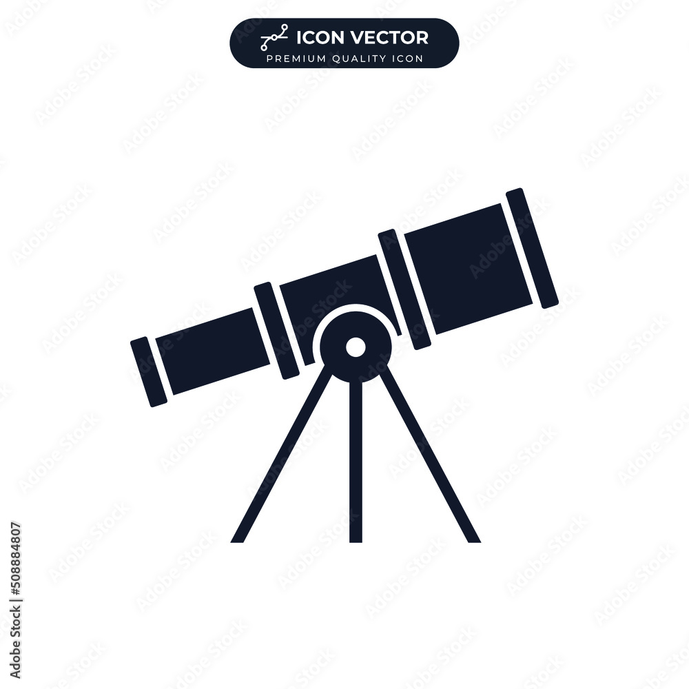 telescope icon symbol template for graphic and web design collection logo vector illustration telescope icon symbol template for graphic and web design collection logo vector illustration