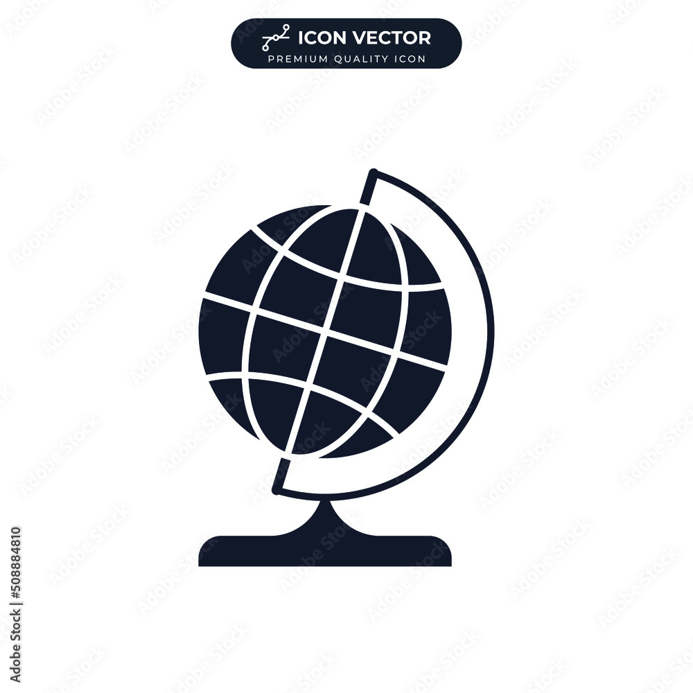 globe icon symbol template for graphic and web design collection logo vector illustration globe icon symbol template for graphic and web design collection logo vector illustration