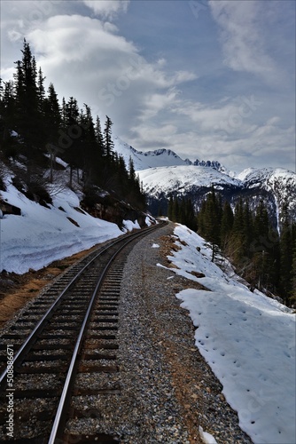 railway in the mountains