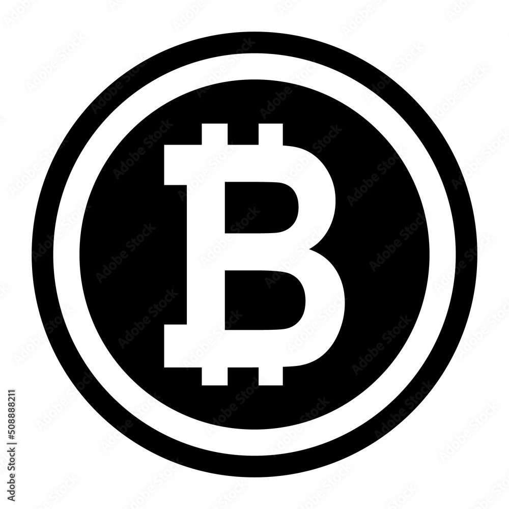 Bitcoin web coin, internet electronic crypto design symbol, digital pay vector illustration Bitcoin web coin, internet electronic crypto design symbol, digital pay vector illustration