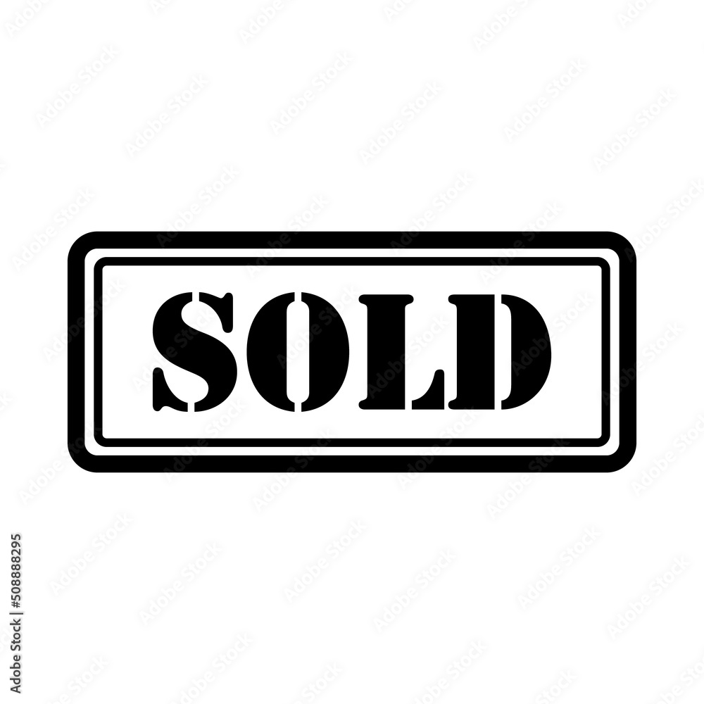 Sold out stamp symbol, label sticker sign button, text banner vector illustration Sold out stamp symbol, label sticker sign button, text banner vector illustration