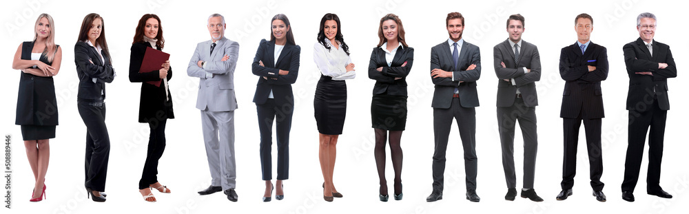 Large group of business people. Isolated over white. Large group of business people. Isolated over white.