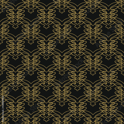 geometry golden seamless pattern