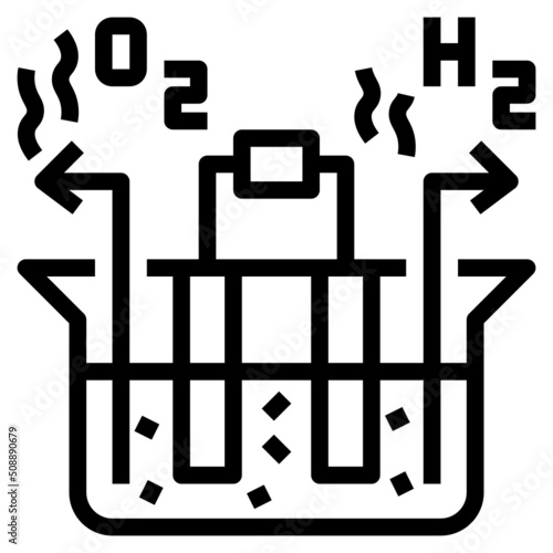 Hydrogen Energy Icon