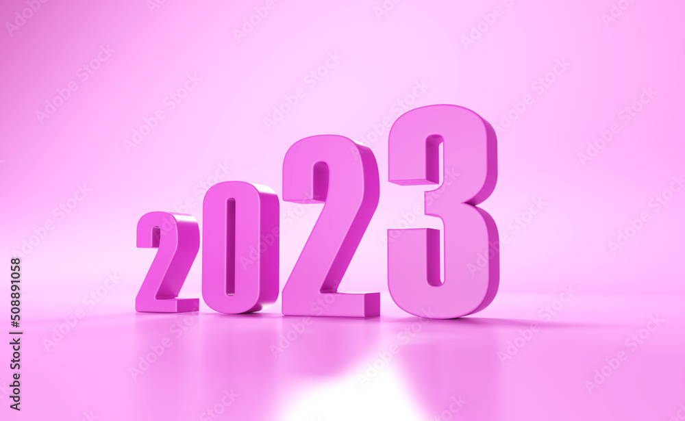 New Year 2023 Creative Design Concept - 3D Rendered Image
New Year 2023 Creative Design Concept - 3D Rendered Image