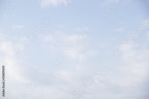 Fototapeta Naklejka Na Ścianę i Meble -  Blue sky background with white clouds.