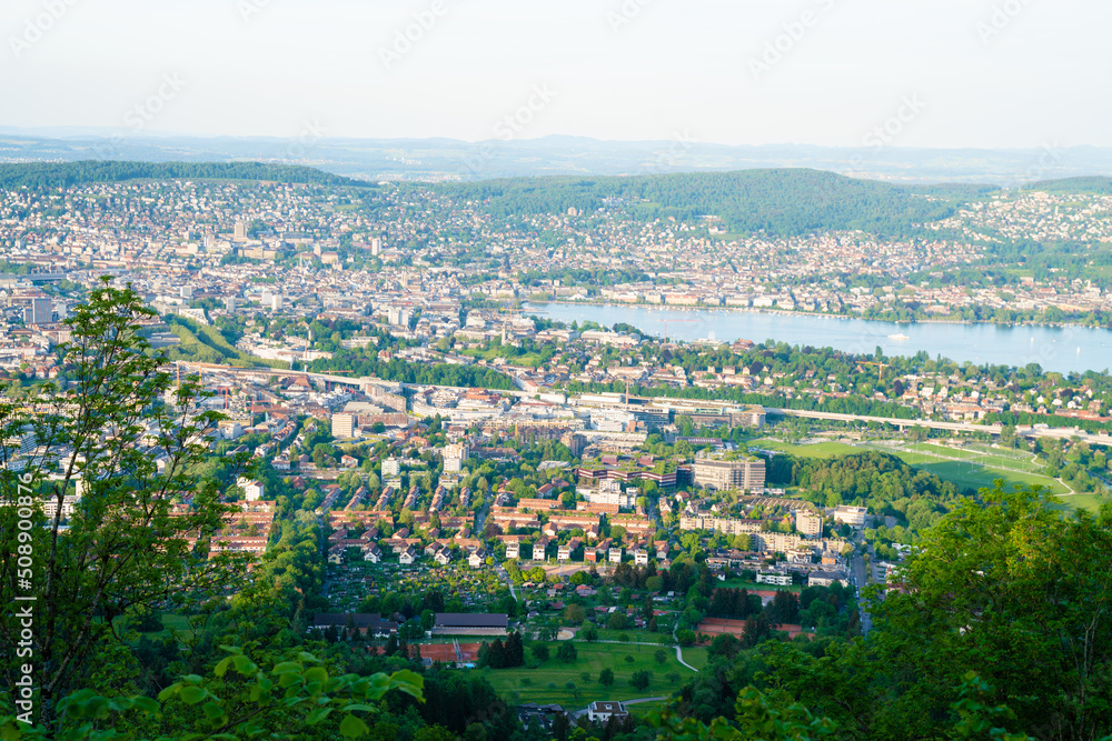 view of the city Zurich