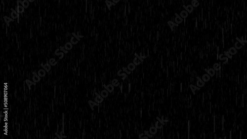 Falling Heavy Rain Overlay Loop Motion Graphic Background with green screen photo