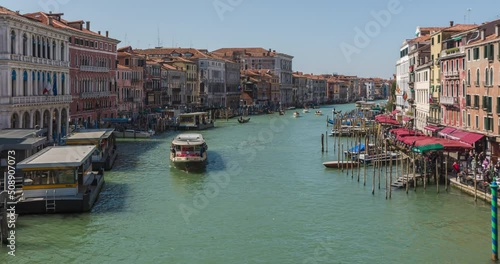 Venice river from the bridge Rialto