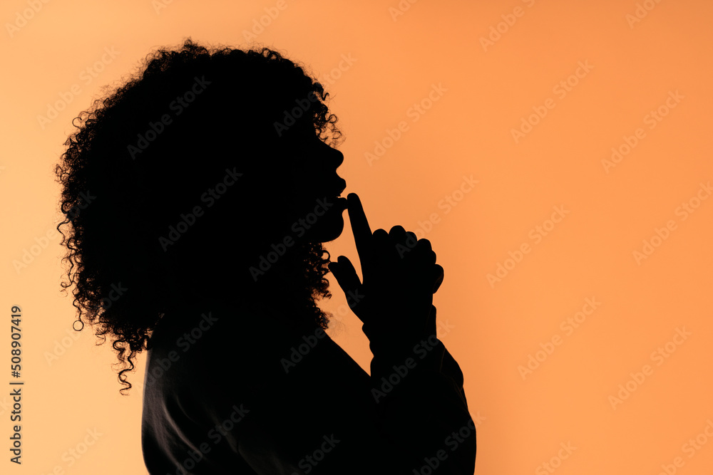 Afro Woman Silhouette