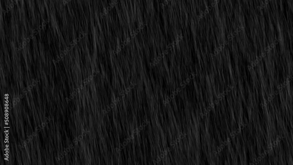 heavy rain looping over black background. Isolated Rain Loop on Black and green screen