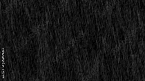 heavy rain looping over black background. Isolated Rain Loop on Black and green screen