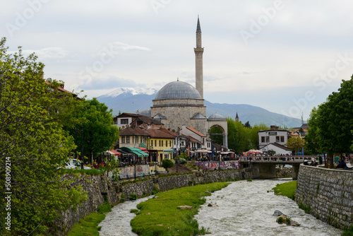 Sinan Pasha mosque at Prizren on Kosovo photo
