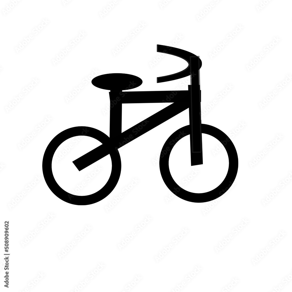 bicycle icon isolated on white background bicycle icon isolated on white background