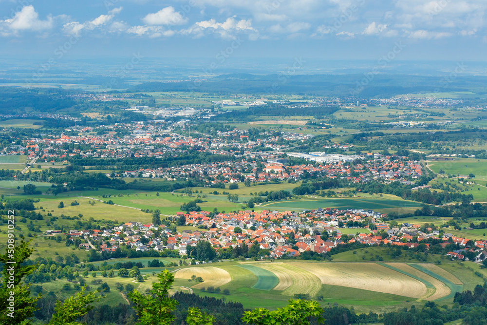 Zollernstadt Hechingen im Zollernalbkreis (Hohenzollern)