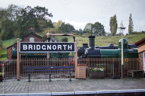 Railway station sign photo