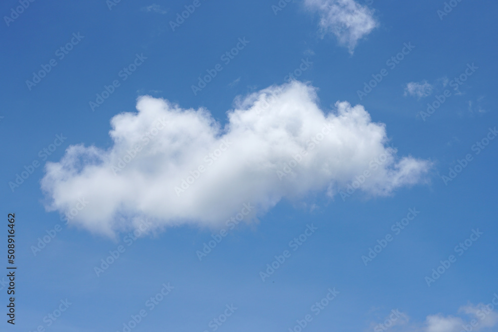 clouds in the blue sky