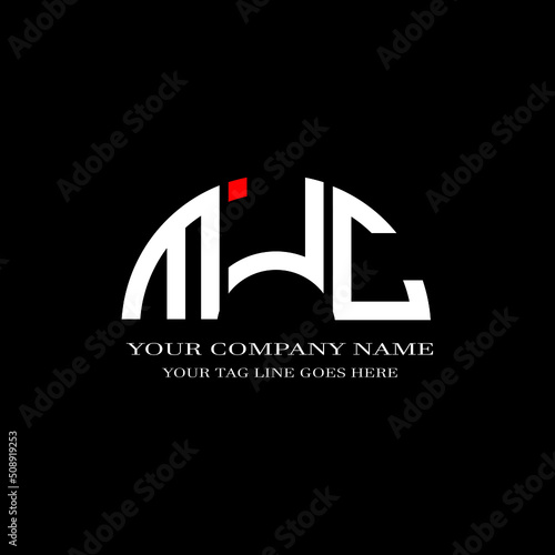 MJC letter logo creative design with vector graphic photo