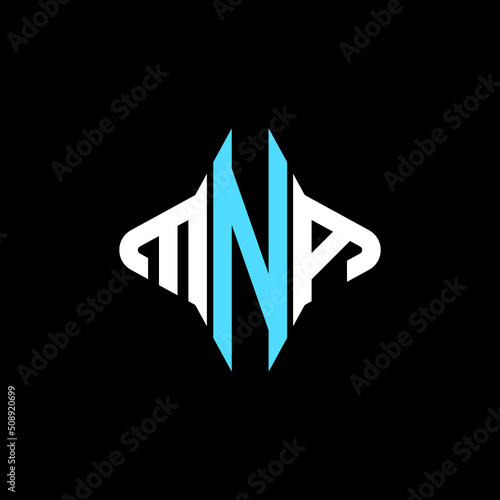 MNA letter logo creative design with vector graphic