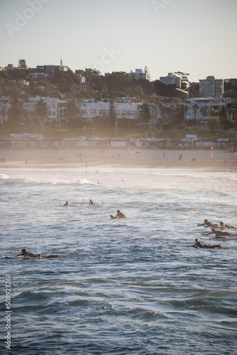 Photography Beach apartments sunset wave ocean water blue surfing summer fun outdoors holida