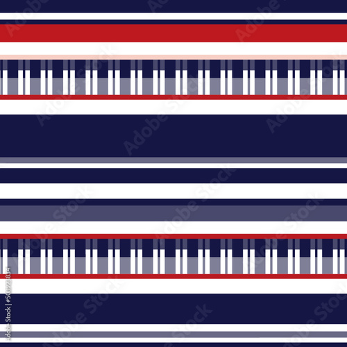 Marine stripes pattern - vector