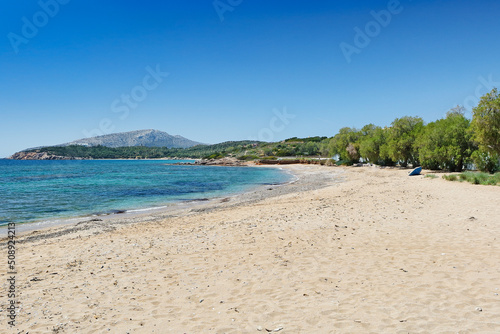Legrena beach in Attica, Greece