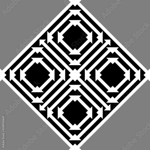 black white asian ethnic geometric pattern               for printing on fabric ,Other products on demand

