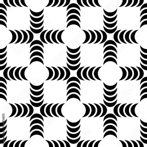 black white boho floral fabric pattern
 