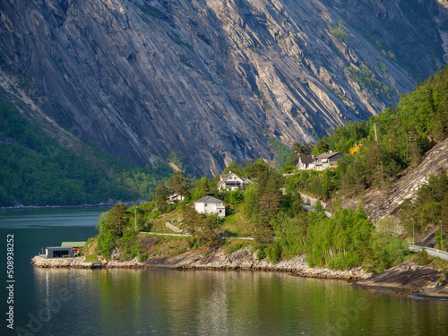 Eidfjörd und der Hardangerfjörd in Norwegen