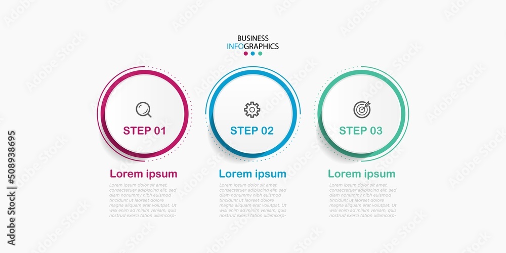 Modern business Infographic design template Vector with icons and 3 options or steps. Can be used for process diagram, presentations, workflow layout, banner, flow chart, info graph Modern business Infographic design template Vector with icons and 3 options or steps. Can be used for process diagram, presentations, workflow layout, banner, flow chart, info graph