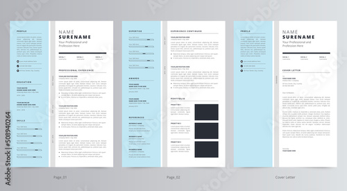 Professional Resume/CV and Cover Letter Template