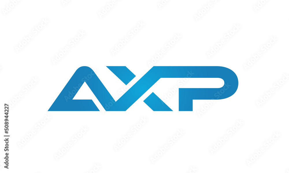 AXP linked letters logo icon AXP linked letters logo icon