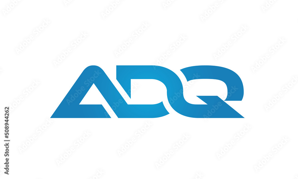ADQ linked letters logo icon ADQ linked letters logo icon