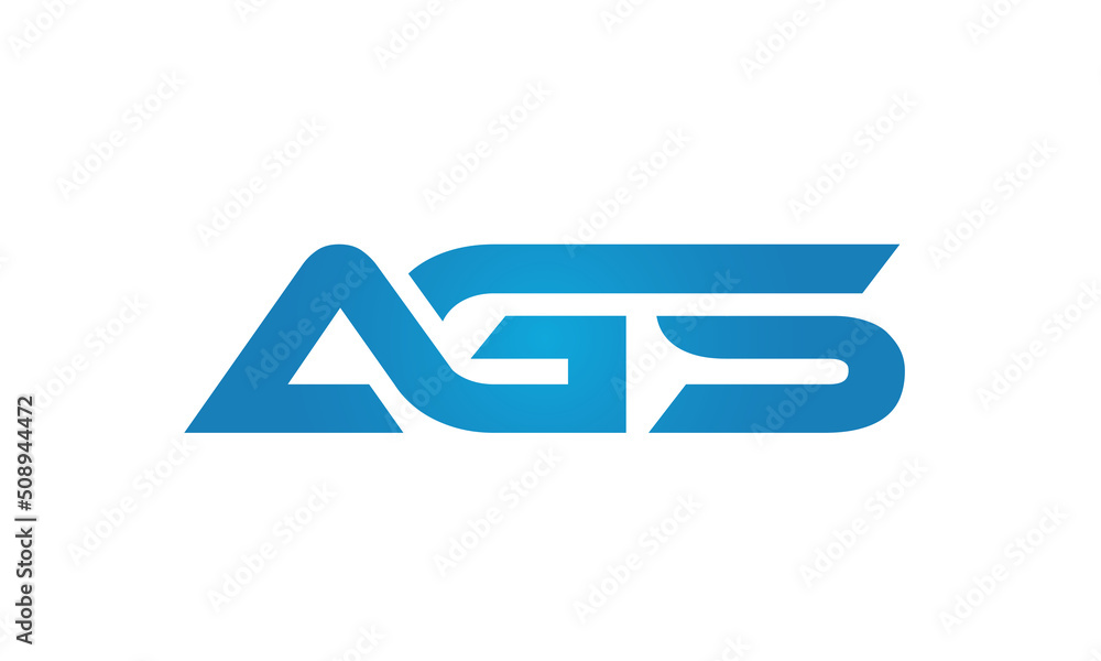 AGS linked letters logo icon AGS linked letters logo icon