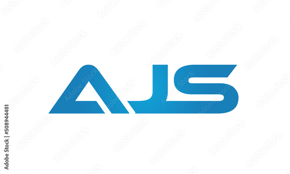 AJS linked letters logo icon AJS linked letters logo icon