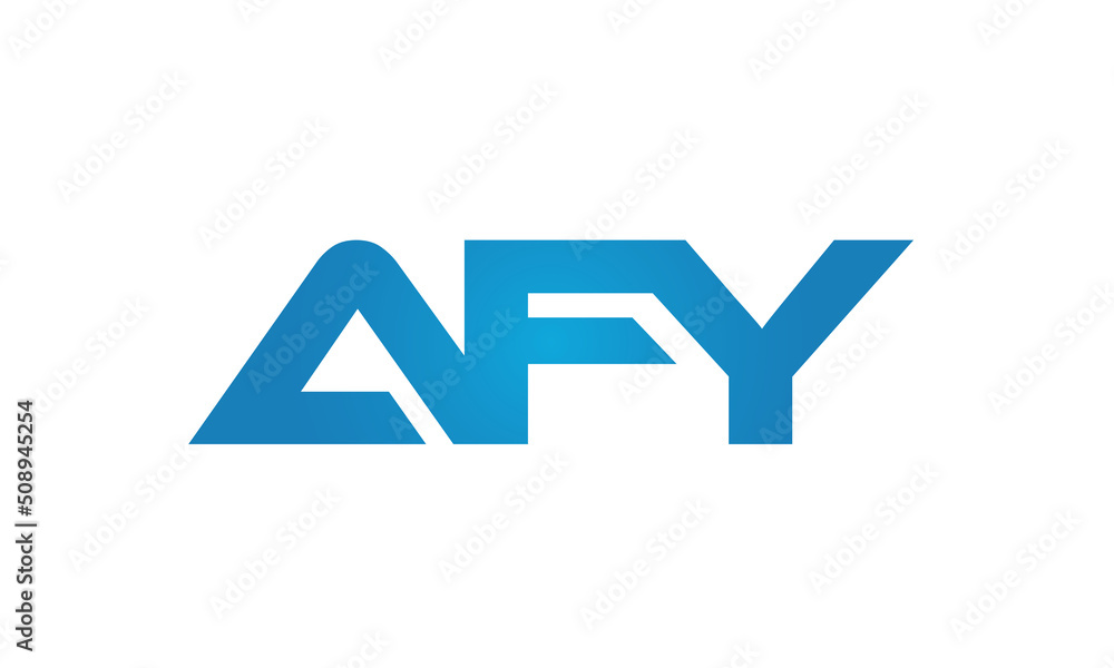 AFY linked letters logo icon AFY linked letters logo icon