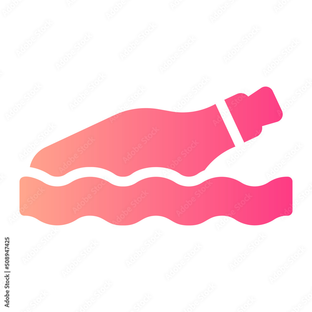 message in a bottle gradient icon message in a bottle gradient icon