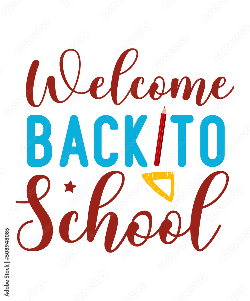 Back To School SVG Design