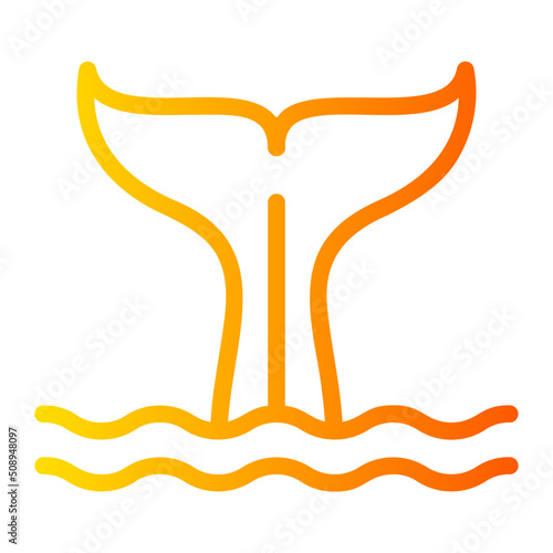 whale gradient icon