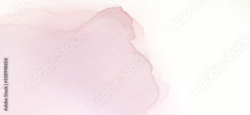 Watercolor background gradient - soft pastel sky texture in pale pink color fading to white