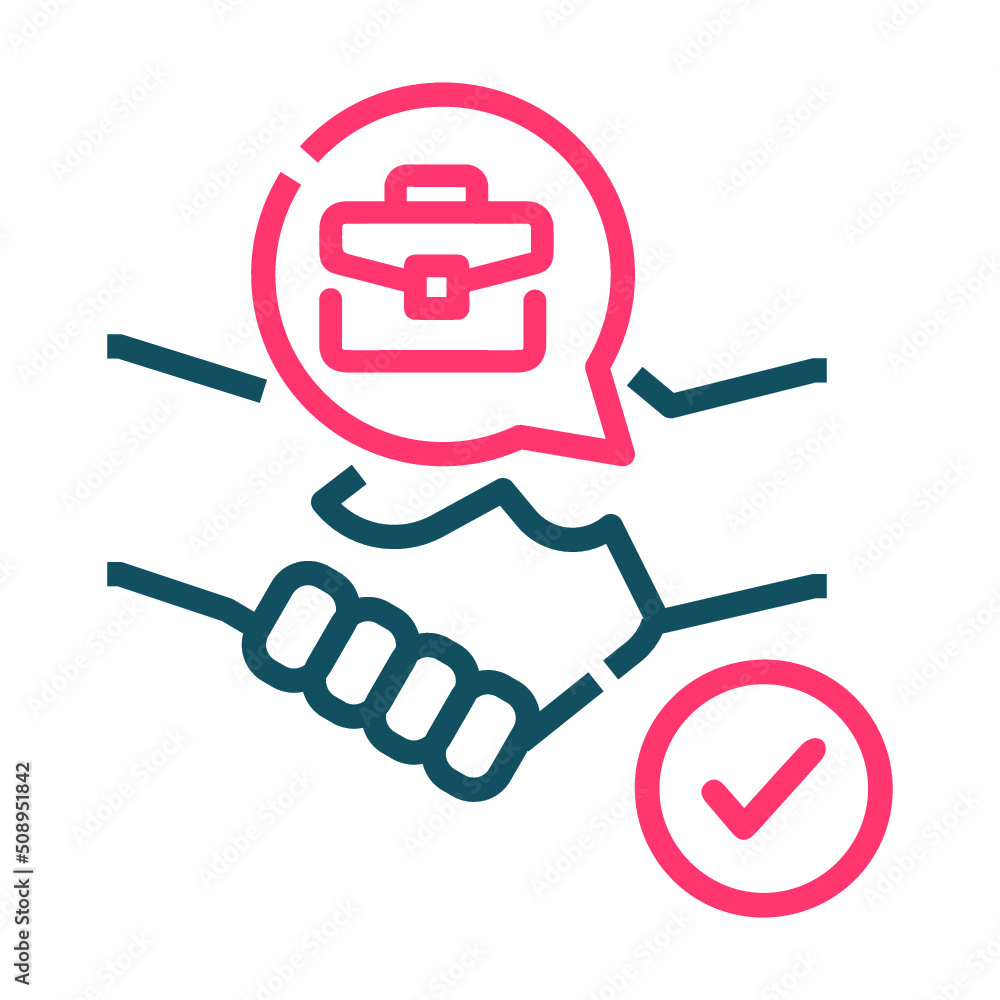 Handshake, trust, deal icon Handshake, trust, deal icon